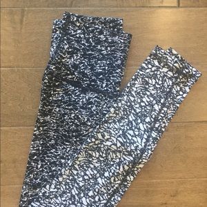NWOT Lululemon Wunder Under Two-Tone Leggings 6